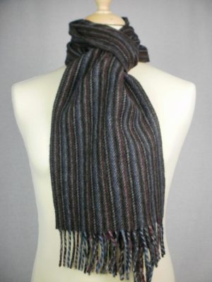 John Hanly & Co Ltd Lambswool Rope Effect Scarves