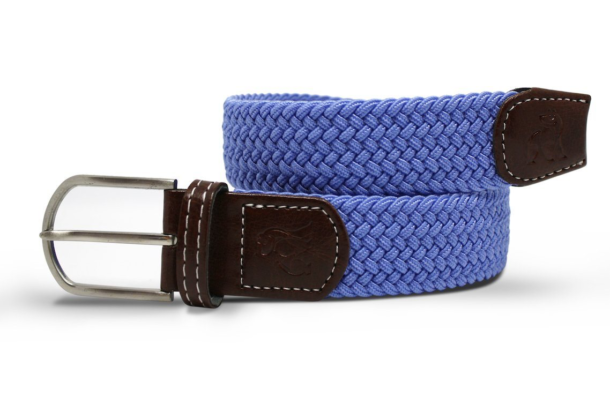 Swole Panda Recycled Woven Belt – Sky Blue