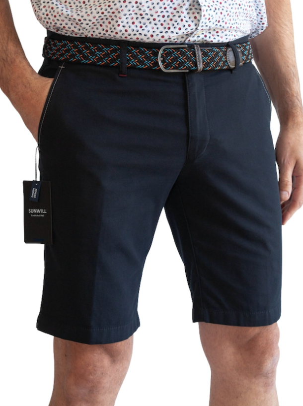 Sunwill Tailored Shorts - Navy