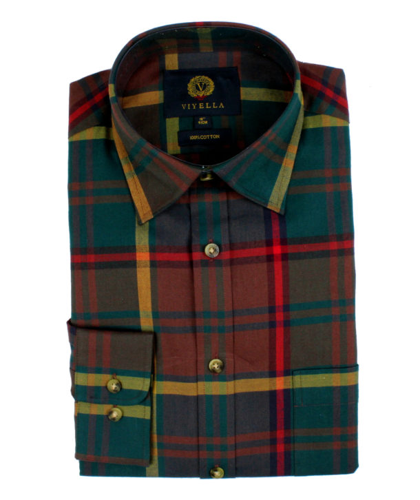 Viyella Brushed Cotton Shirt – Ontario Tartan Classic