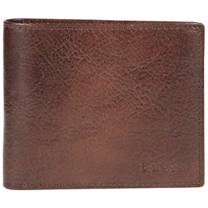 Barbour Leather Wallet-Dark Tan