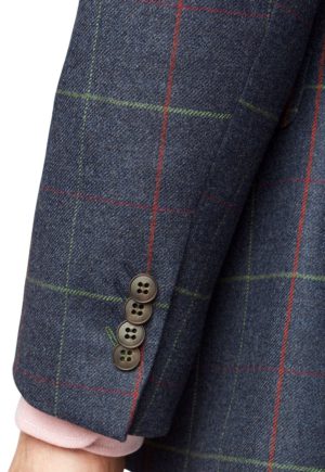 Brook Taverner Magnum 100% Wool Check Jacket