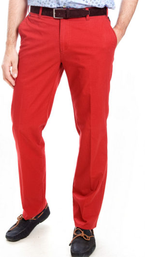 Bruhl Cotton Trousers - Red