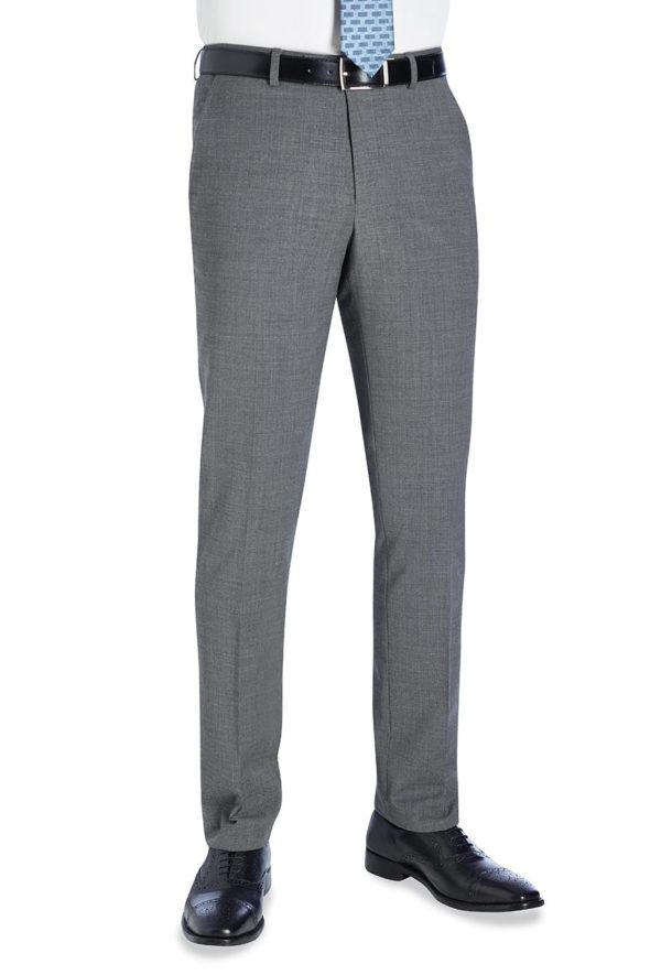 Brook Taverner Cassino Slim Fit Trousers - Plain Front