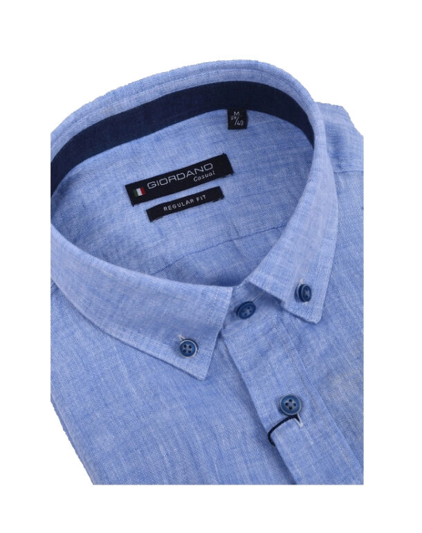 Giordano Light Blue Linen Shirt