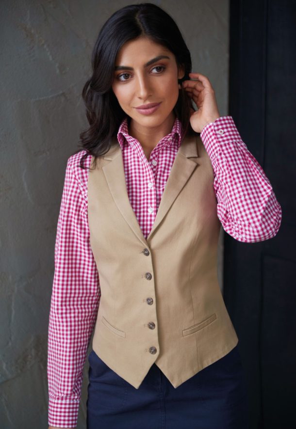 Brook Taverner Ladies Charlotte Chino Waistcoat