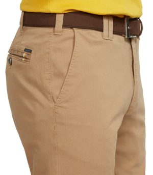 Meyer Soft Cotton Chino Travel Trousers - Oslo Fit