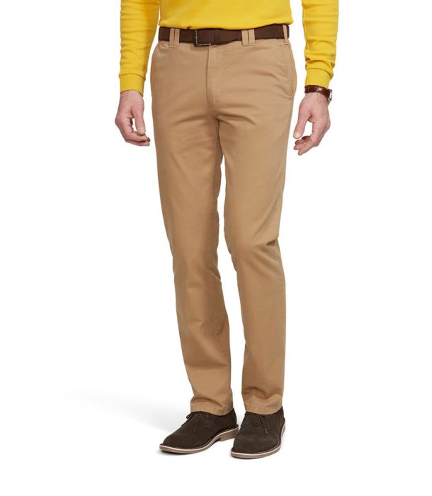 Meyer Soft Cotton Chino Travel Trousers - Oslo Fit - Image 2