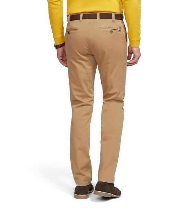 Meyer Soft Cotton Chino Travel Trousers - Oslo Fit - Image 3