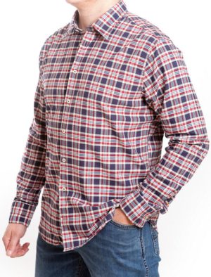 Seidensticker Casual Shirt - Red & Blue Check