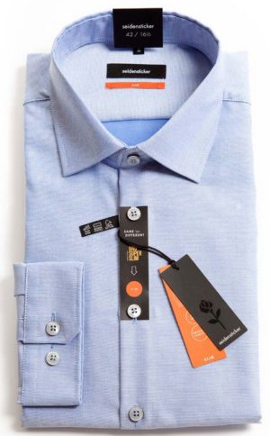 Seidensticker Slim Fit Shirt - Blue