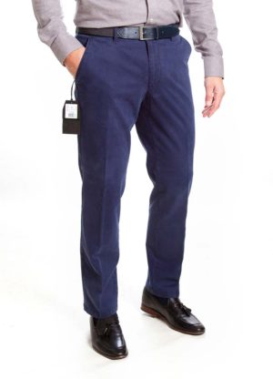 Sunwill Standard Weight Cotton Chinos - Blue